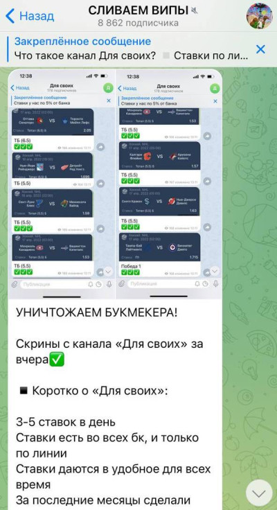 Описание канала «Для своих»