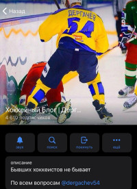 Канал Хоккейный Блог | Дергачёв